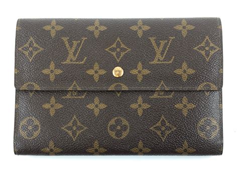 brown flower louis vuitton wallet|louis vuitton trifold wallet.